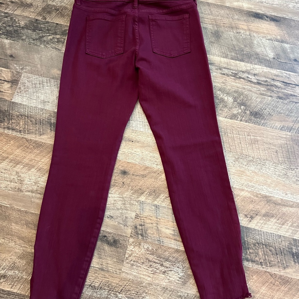 Pistols Skinny Burgundy Jeans - Picture 11 of 13